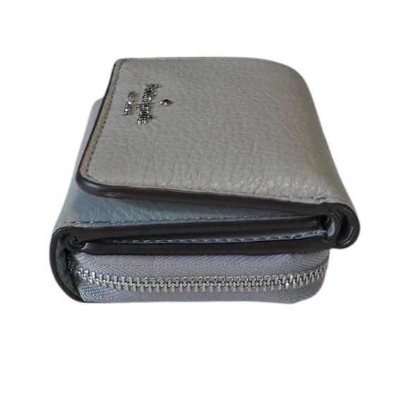 NWT Kate Spade Small Trifold Wallet Nimbus Grey - Picture 3 of 8